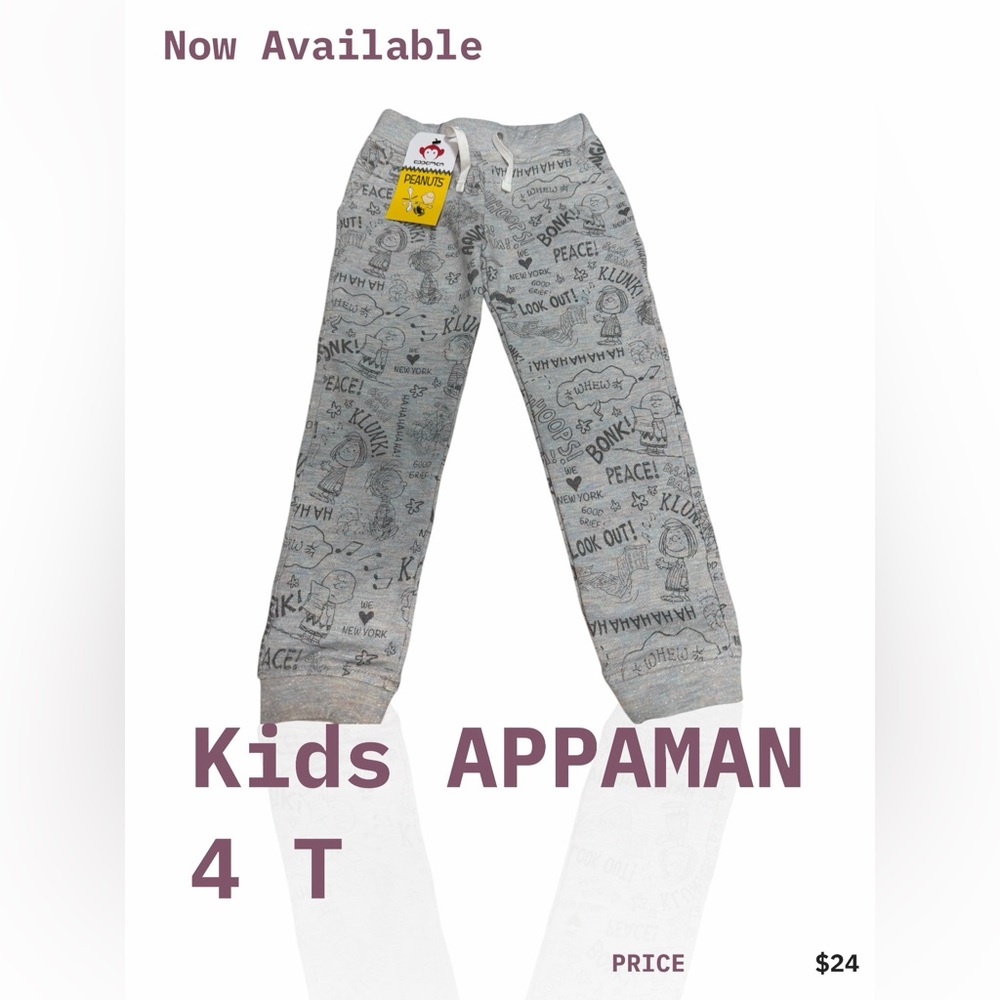 Appaman Kids Gray Graphic Joggers